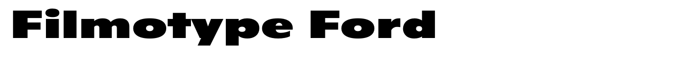 Filmotype Ford image